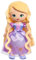 Just Play Disney Princess So Sweet Princess Rapunzel, 31,8 cm Plüsch mit blondem Haar, verknotet, Plüsch