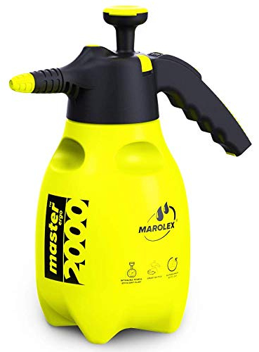 MAROLEX Pulverizador de bomba de jardín portátil para patio y césped para malas hierbas y plantas Master Ergo 2000 ml