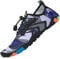 SAGUARO Badeschuhe Herren Wasserschuhe Damen Barfuss Schuhe Sport Schwimmschuhe Barfußschuhe Gegen Seeigel Aquaschuhe rutschfest Strandschuhe Leicht Neoprenschuhe Barfussschuhe Tarnung Lila, Gr.44