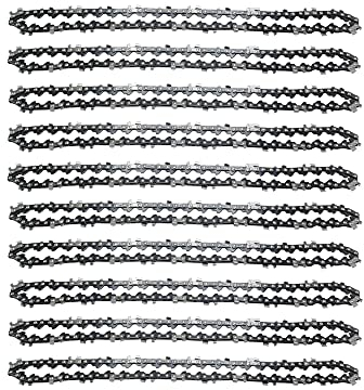 SECURA 10x Sägekette 35cm 3/8 52 TG 1,1 mm kompatibel mit Bosch AKE 35S Motorsägen
