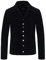 Jacke Herren Revers Einreiher Regular Fit Jacke Herren Einfachheit Mode Britischer Stil Übergangsjacke Herren Lässig Einfarbig Golden Velvet Sakko Herren