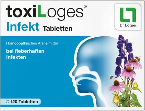 toxiLoges® Infekt - 120 Tabletten - Homöopathisches Arzneimittel für alle Phasen der Erkältung