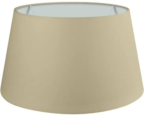 Wogati® Premium Lampenschirm E14/E27 Baumwolle | verschiedene Größen & Farben | Farbe: Beige/Größe: XXL | Lampenschirm Stehlampe + Lampenschirm Hängelampe + Lampenschirm für Tischlampe