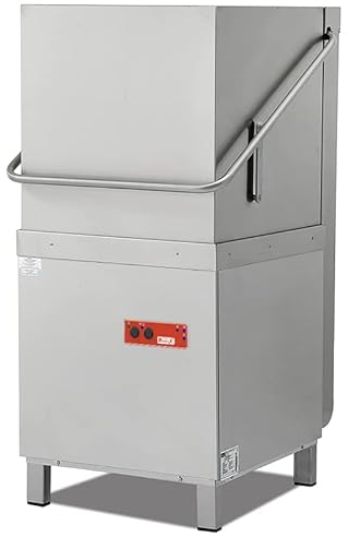 Romux® Lavavajillas Industrial Cúpula 50x50 cm con Bomba de Abrillantador y Detergente | Lavavajillas Capota para Hostelería | Lavavajillas Profesional Lavado Rápido para Bares y Restaurantes