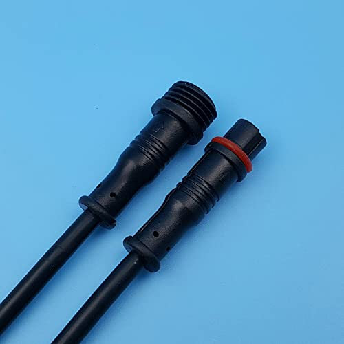 ZYWUOY 5 Pairs 3 Pin Waterproof Electrical Connector 22AWG IP65 Male Female Connector Extension Cable for Truck Boat Indoor/Outdoor LED Strip Lights/String