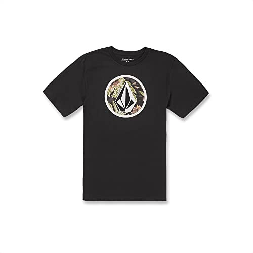 Volcom Herren Circle Stone Kurzarm T-Shirt, Schwarz, L