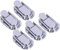 ZORILO Cabinet Toolbox Locks，Hook-Latches 5Pcs Knot Nickel Drawbolt Closure Latch Compatible with Luggage Guitar Musical Trolley Case