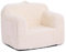 Tiita Kindersofa Couch, Kleinkind Schaumstoffsofa Stuhl, bequemer Kindersessel mit Tragegriff & Seitentaschen, Baby Plüsch Armlehnenstuhl, Leichter Lesesofa Stuhl, Beige