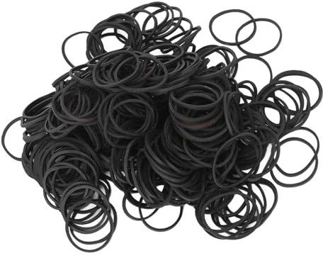 1000-teiliges Gummiband-Großpackungsset, Langlebige Gummibänder, Weiche Haargummis für Salon-Dauerwelle zu Hause, Haargummiband aus Nachhaltigem Material für Frauen oder Männer,
