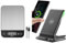 ETEKCITY Küchenwaage digital, mit größer lebensmittelechter Edelstahl-Platte, USB-Aufladung & INIU Wireless Charger Stand, 15W Qi Zertifiziert Induktive Ladestation Schnelles Kabelloses Ladegerät