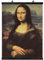 Mona Lisa Poster von Leonardo Da Vinci, Kunstdruck (laminiert mit Kunststoffrahmen, 45,7 x 61 cm)
