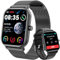 Smartwatch con Chiamate Bluetooth,1,85'' Smartwatch per Uomo Donna,Orologio Sportivo Impermeabile IP67 con 110+ Modalità Sportive,Fitnesswatch con Contapassi Cardiofrequenzimetro SpO2 per Android iOS