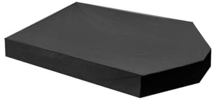 Hperu wasserdichte Sandkastenabdeckung Sandkastenabdeckung, Bootsform Oxford Stoffsandkasten Baldachin wasserdichte Sandkastenbeckenabdeckung Anti -UV -Sandbox -Schutzabdeckung