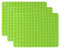 ZXJLWR 3 placas de construcción de doble cara, 25,6 x 19,1 cm, placa base compatible con la mayoría de las marcas, juego de placas de 16 x 12 agujeros, inspirar creatividad, juguete educativo (verde)