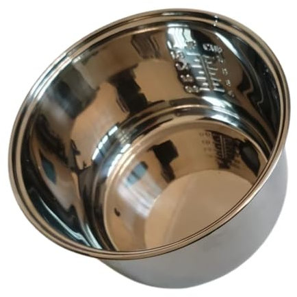 ZMLMAJJ 304 Stainless Steel Rice Cooker Inner Pot For Zojirushi NS-TSC10 Multi-Purpose Rice Cooker, Perfect Replacement Inner Pot