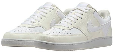 Nike Damen W Court Vision LO NN Sneaker, Soft Pearl/White, 40 EU