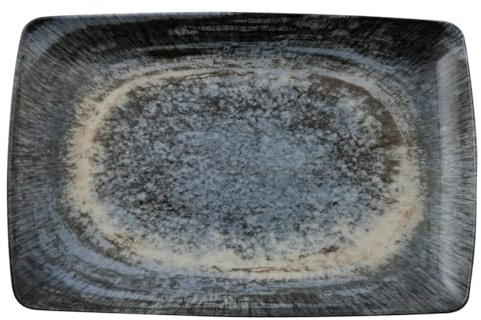 67384A29 Arthur Krupp Rechteckiger Teller Cm 35x22 Galaxy Neptune Stoneware