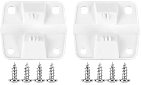 Juego de bisagras de repuesto para refrigeradores generales, bisagras fuertes con tornillos de acero, alta capacidad de carga, alta resistencia para mantenimiento