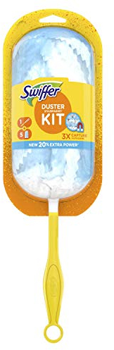 Swiffer Duster Trampa y Kit de Bloqueo, 5 Manija Recargas