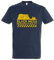 Urban Backwoods Black Mesa Herren T-Shirt Blau Größe XL