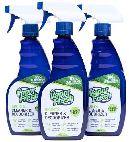 Vapor Fresh Natürliches Reinigungs- und Desodorierspray für Fitnessgeräte, Yogamatten, Schuhe und Sport-Pads, 473 ml