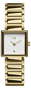MVMT Analog Quarzuhr für Damen mit Gelbgoldfarbenes Edelstahlarmband - 28000144-D