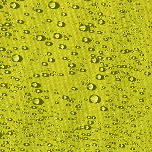 AQUA DENVER Wasserdichter Polyester Stoff Reißfest für Vordächer, Zelte, Outdoorbekleidung, Garten Meterware Farbpalette (Zitrone)