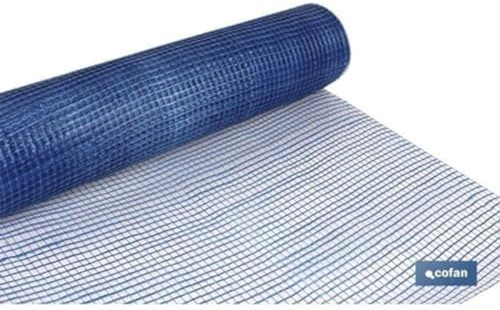 Rouleau de 1 x 10 m maille en fibre de verre 10 x 10 mm