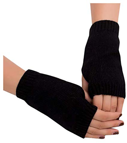 Winterhandschuhe Handschuhe Fingerlos Spitzen Handschuhe Sommerhandschuhe für Hochzeit Elegante Kurze Handschuhe Pulswärmer Lange Elastische Warm Strick Handschuhe