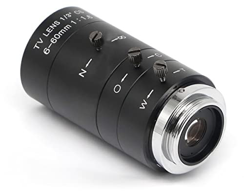 Cs. Mount 6-60mm Manuelles variökales Objektivhandbuch IRIS ZOOM CS. Feste Fokuslinse for Industriemikkop CCTV. Überwachungskamera KASTEN