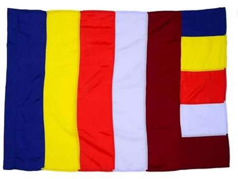 Bandera budista universal 89 x 93 cm | Bandera budista