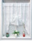 Raffrollo Weiß Spitze Scheibengardine Küche Landhaus Stil Bistrogardine mit Stickerei Vintage Kurze Fenster Universal Vorhänge Living Room Bedroom Weiß1 Stück Gardine Vintage Vorhänge (100x150cm)