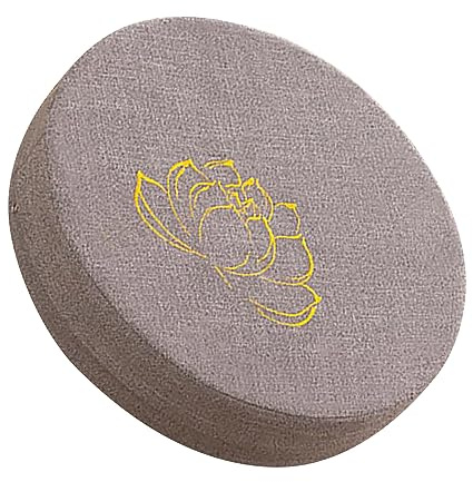 BEIJIALY Meditationskissen, Yoga-Kissen, Runder Meditationskissensitz, Hartschaum, Baumwollleinen, Abnehmbare, Waschbare Bodenkissenmatte für Balkon, Wohnzimmer, Tatami(Grau)