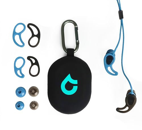 SEAR Swimming Surfing Earplugs | 3 Custom Fit Sizes with Case | Waterproof Surf Ear Plugs for Adults | Silicone Reusable Water Protection for Swimmer's Ear, Sea, Pool, Shower, Bathing and Water Sports