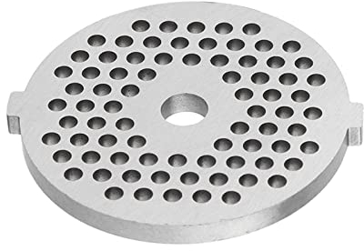 Couteau à Disque de Plaque de Hachoir à Viande Multifonctionnel, Lames de Couteau à Disque de Plaque de Hachoir à Viande en Acier Inoxydable avec Trous Faciles à Nettoyer pour