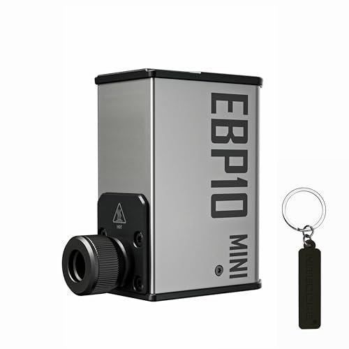NITECORE EBP10 - Mini bomba eléctrica portátil para bicicleta, inflador de neumáticos de bicicleta, compresor de aire, máximo 120 PSI, con calibrador, con válvula Presta y Schrader