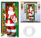 Decorazione Natalizia per Porta - Striscione di Babbo Natale da Appendere - Banner per Veranda e Copertura