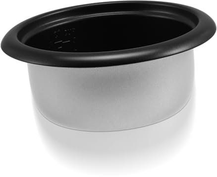 Amosfun Olla Interior para Olla Arrocera 1.5l Antiadherente De Aluminio 350w Portátil Utensilio De Cocina Adecuado para Sopa y Pasteles Incluye
