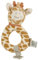 Sterntaler Greifling Giraffe Kaya - Weicher Stoff - Knoten zum Entdecken - Integrierte Rassel - Baby- und Kleinkindspielzeug - Fördert die Motorik und Sinne von Babys - Ideales Geschenk, goldbraun