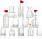 12Pcs Bud Vases Set Small Vintage Glass Bottles Clear Bud Vase in Bulk Multiple Shape Cute Glass Vases for Rustic Wedding Centerpieces Table Decorations and Home Decor(Clear)