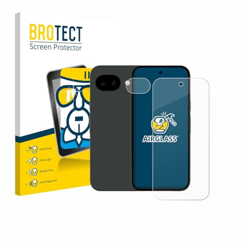 BROTECT Schutzglas für Google Pixel 10a | (Display+Kamera) Transparenter Displayschutz Made in Germany Schutzfolie Panzer Folie Glas 9H Einfache Montage Clear