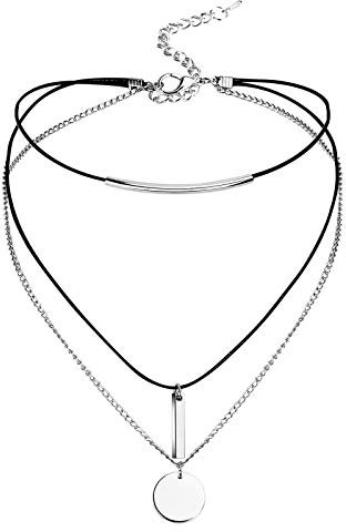 Halsband Damen Metall Halsketten Edelstahl Damen Choker Für Frauen Choker Kette Kreis Halskette Edelstahl Schwarz Halsband Damen Mit Anhänger Halsketten Choker Halskette Leder Schwarz Choker