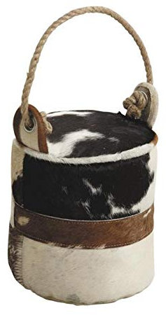 Cale-porte en peau de vache