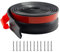 Garage Door Seal Top and Sides Weatherproofing Garage Door Rubber Seals Garage Door Side Seal Universal Weather Stripping with Nails (20 Ft)