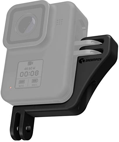 Dreampick Vertical Mount for GoPro Hero 10 9 8 7 6 5 4, DJI Osmo Action Vertical Frame Camera Vertical Mount, Case for GoPro Vertical Mount, VRT Vertical Adapter