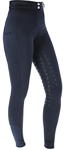Kerbl 3223825 High Waist H/W 2021 Reithose für Damen, Dunkle Marine, Größe 38