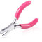 SPEEDWOX Mini Diagonal Pliers, 3 Wire Cutters Small with Pink PVC Handle, Jewelry Pliers for Beading Jewelry Making DIY Craft Hobby Supplies