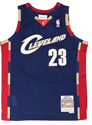 Mitchell & Ness Lebron James #23 Cleveland Cavaliers NBA Kids Swingman Alternate Jersey - S
