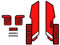 Adesivi compatibili con forcella Rock Shox Pike mod-1-29''