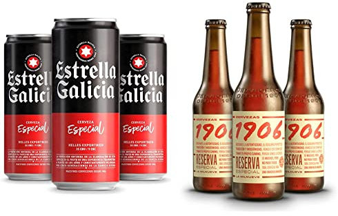 Estrella Galicia Especial Cerveza, 24 x 330ml + 1906 Reserva Especial Cerveza, 24 x 330ml